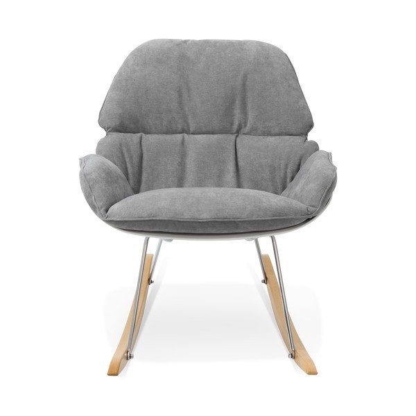 Szary fotel bujany Kokoon Polochon-image-3