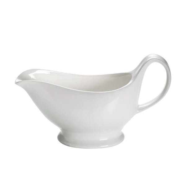 Biała porcelanowa sosjerka Maxwell & Williams Basic, 400 ml