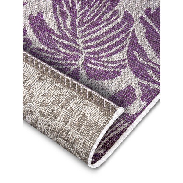 Fioletowo-beżowy dywan zewnętrzny NORTHRUGS Monstera, 160x230 cm-image-4