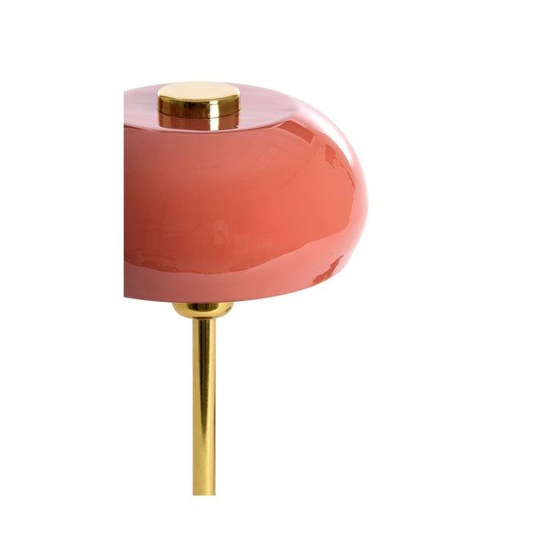 Łososiowa lampa stołowa z metalowym kloszem (wysokość 34 cm) Surin – Light & Living-image-2