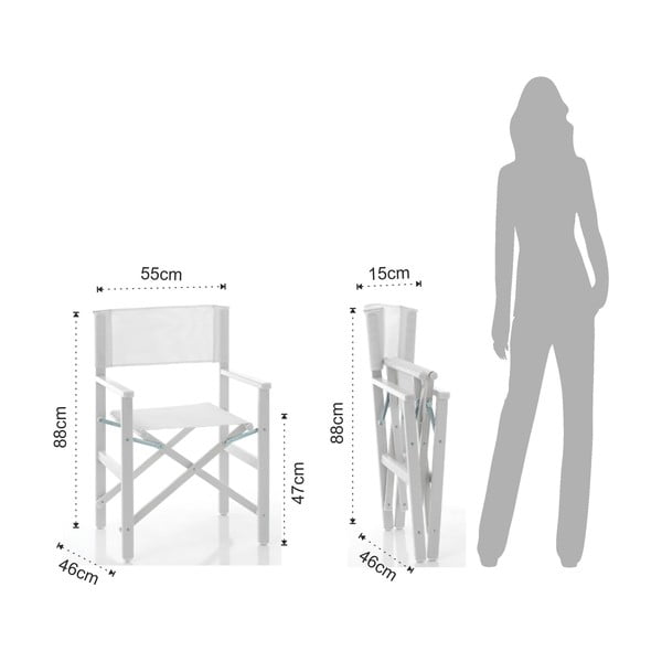 Białe metalowe krzesło ogrodowe Milos – Tomasucci-image-3