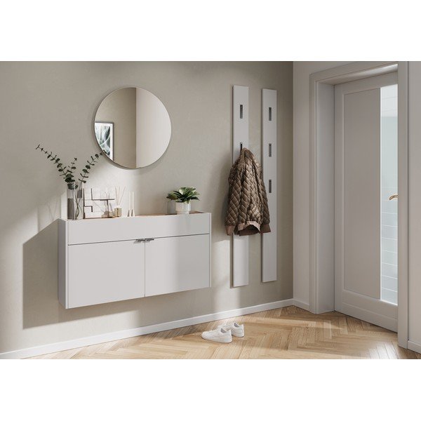 Kremowa szafka wisząca 110x57x22 cm Ameca – Germania-image-1