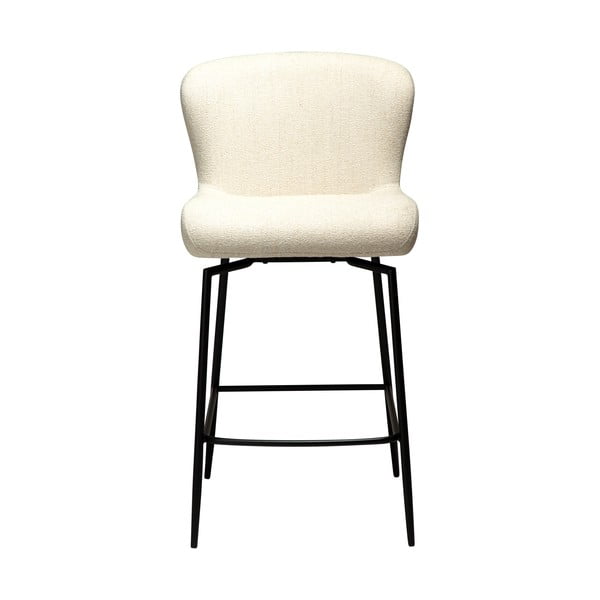 Kremowy tapicerowany hoker (wysokość siedziska 67,5 cm) Glam – DAN-FORM Denmark-image-2