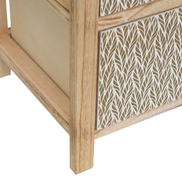Wysoka komoda z litego drewna paulowni 40x73 cm – Casa Selección-image-3