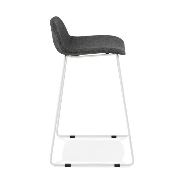 Ciemnoszary hoker z białymi nogami Kokoon Vancouver mini, wys. siedziska 66 cm-image-2