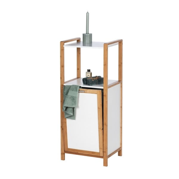 Biały bambusowy regał łazienkowy 40x95 cm Finja – Wenko-image-4