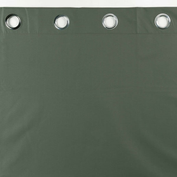 Zasłona zaciemniająca z mikrowłókna w kolorze khaki 140x260 cm Obscure – douceur d'intérieur-image-4