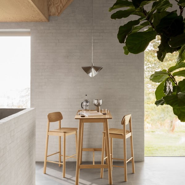 Hoker w naturalnym kolorze (wysokość siedziska 74 cm) Barlow – Actona-image-1