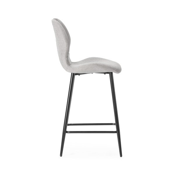 Beżowe tapicerowane hokery zestaw 2 szt. (wysokość siedziska 65 cm) Muli – Marckeric-image-3