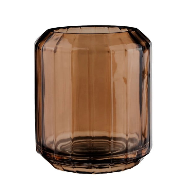 Brązowy szklany kubek na szczoteczki do zębów Vision – Mette Ditmer Denmark