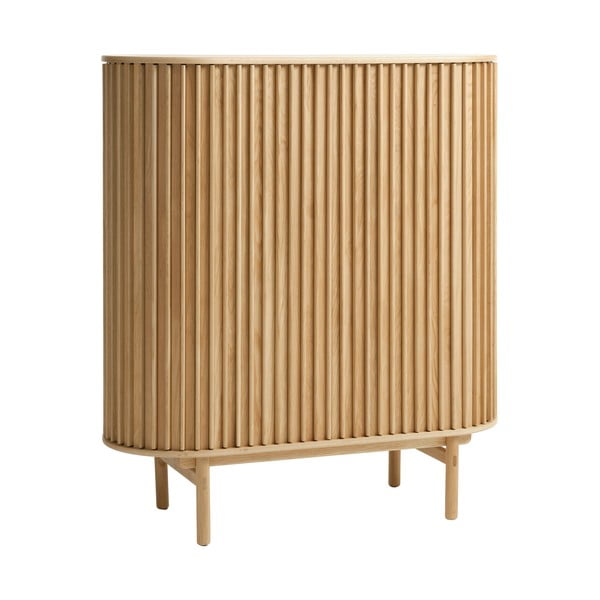 Szafka w dekorze dębu 110x125 cm Carno – Unique Furniture-image-2