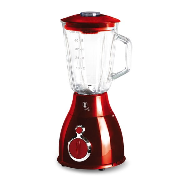 Czerwony blender kielichowy Burgundy Metallic Line – BerlingerHaus