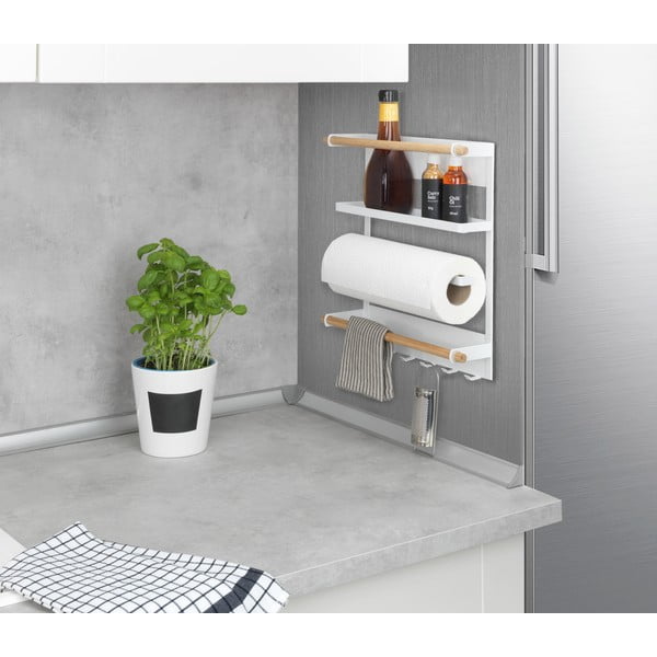 Biały ścienny organizer kuchenny Wenko Magna-image-3