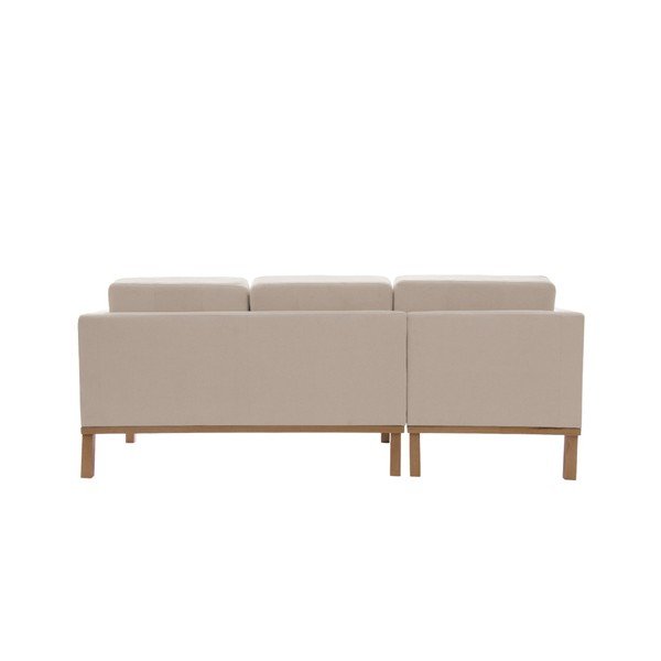 Beżowa sofa narożna Vivonita Johan, lewy róg-image-1