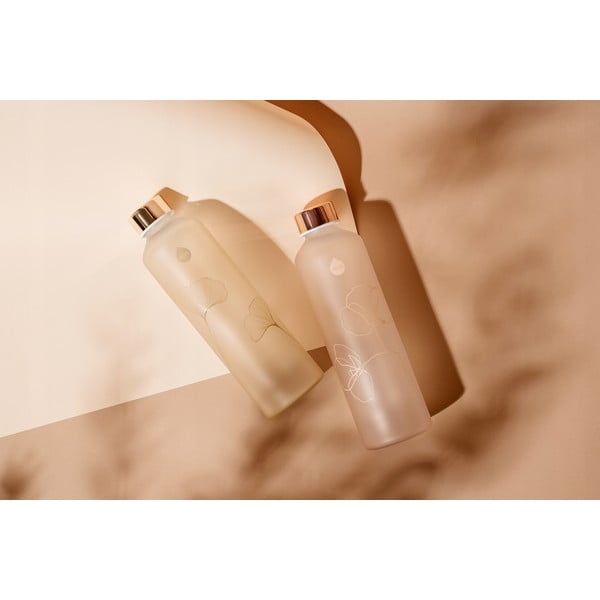 Butelka ze szkła borokrzemowego Equa Mismatch Gingko, 750 ml-image-1