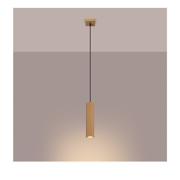 Lampa wisząca w kolorze złota Gleam – Sollux-image-4