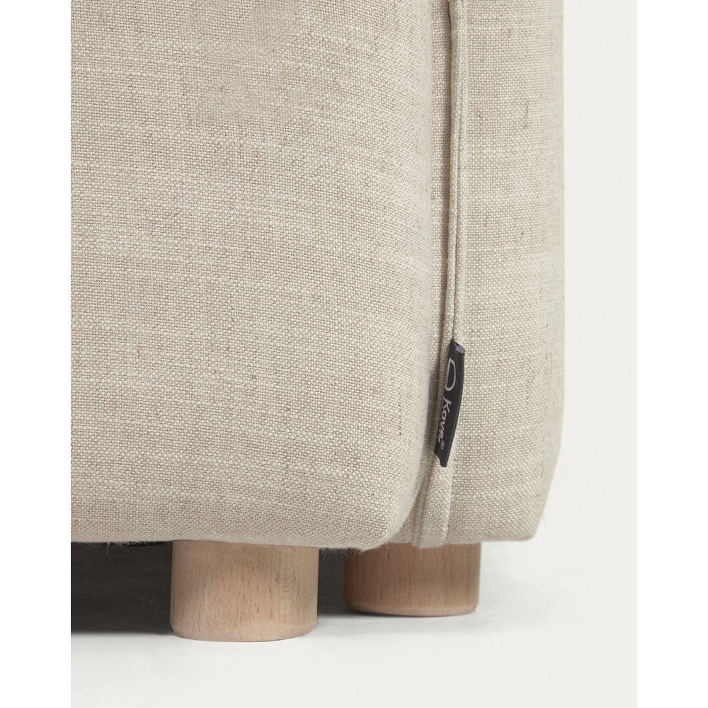 Szarobeżowa rozkładana sofa 210 cm Tanit – Kave Home (zdjęcie 3)