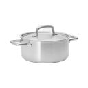 Garnek ze stali nierdzewnej z pokrywką odpowiedni na indukcję 4 l Lucca 3.0 – FABINI
