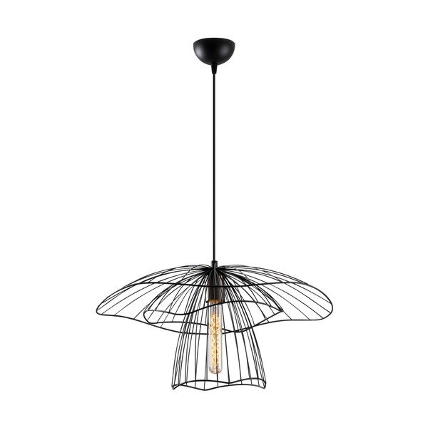 Czarna lampa wisząca ø 50 cm Farac – Opviq lights-image-2