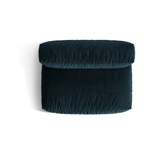 Ciemnoniebieski aksamitny moduł sofy (moduł środkowy) Martina – Micadoni -image-3