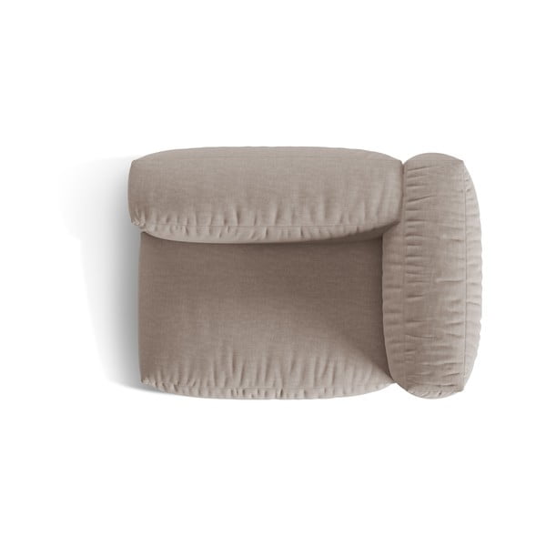 Beżowy moduł sofy (prawostronny) Martina – Micadoni Home-image-3