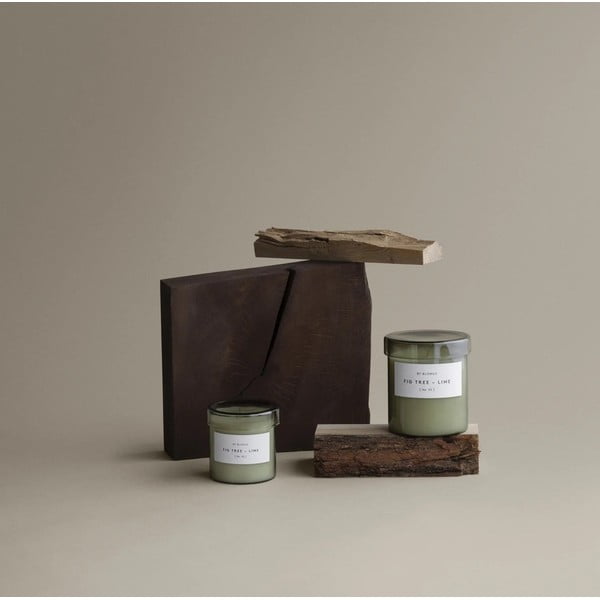 Zapachowa sojowa świeca czas palenia 45 h Valoa Fig Tree – Lime – Blomus-image-1