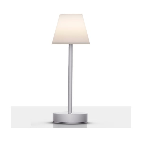 Biało-szara lampa stołowa 32 cm Divina – Tomasucci