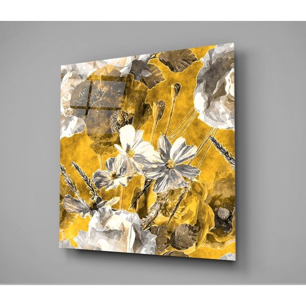 Szklany obraz Insigne Daisies, 40x40 cm-image-3