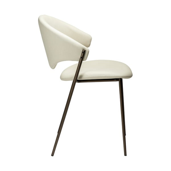 Krzesło z imitacji skóry w kolorze kości słoniowej Zone – DAN-FORM Denmark-image-2