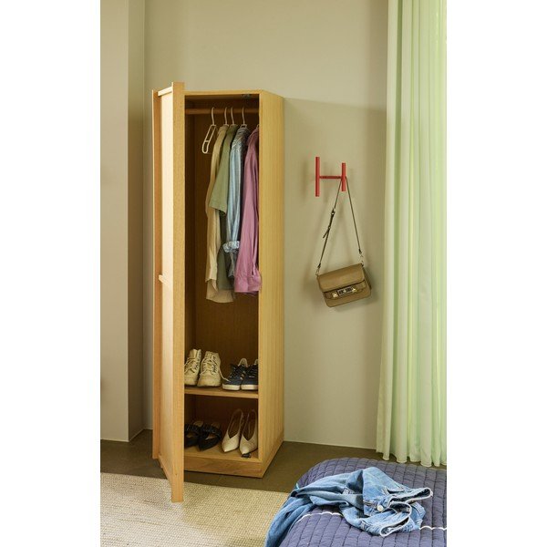 Szafka w dekorze dębu w naturalnym kolorze 50x181x55 cm Kura – Hübsch-image-1