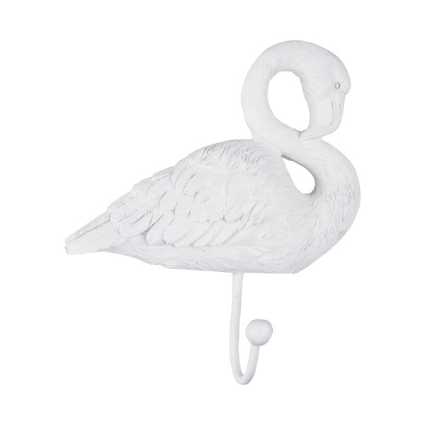 Biały haczyk w kształcie flaminga Leitmotiv Flamingo