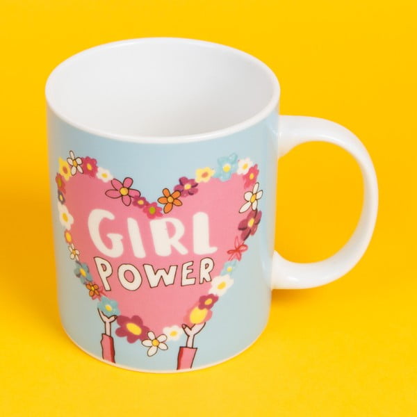 Kubek ceramiczny Happy News Girl Power, 400 ml