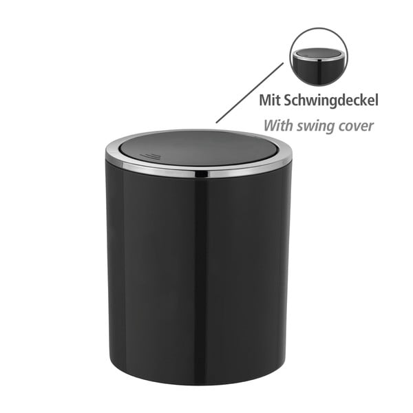 Czarny kosz na śmieci-image-2