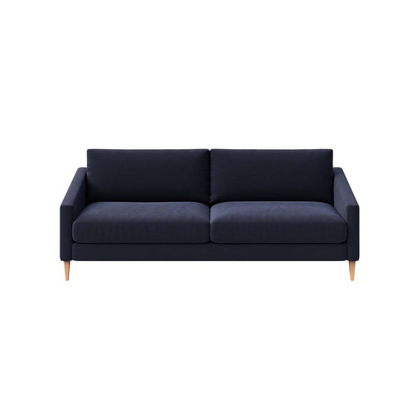 Ciemnoniebieska aksamitna sofa 200 cm Karoto – Ame Yens