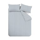 Niebieska flanelowa pościel dwuosobowa 200x200 cm Stripe – Catherine Lansfield