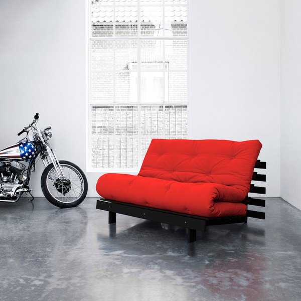Sofa rozkładana Karup Roots Wenge/Red-image-3