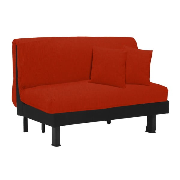 Czerwona rozkładana sofa dwuosobowa 13Casa Lillo