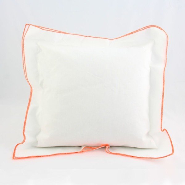 Poszewka na poduszkę Basic Fluor orange, 40 x 40 cm-image-1