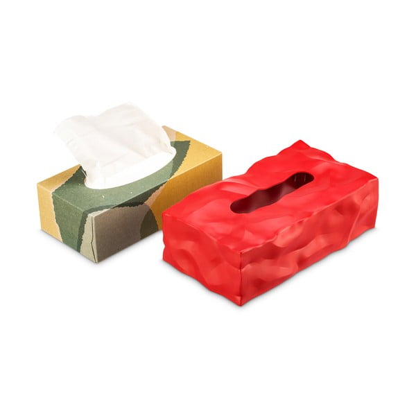 Czerwony pojemnik na chusteczki Wipy Red-image-2