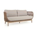 Beżowa tapicerowana sofa ogrodowa Catalina – Kave Home