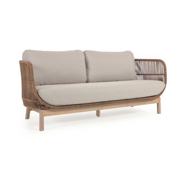 Beżowa tapicerowana sofa ogrodowa Catalina – Kave Home