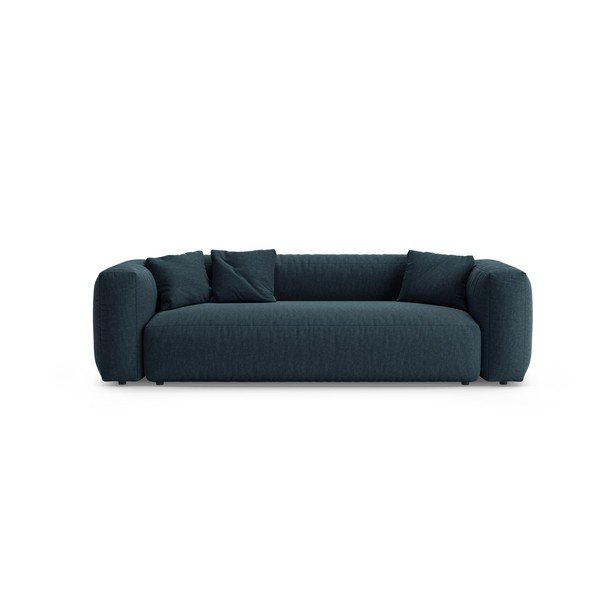 Ciemnoniebieska rozkładana sofa modułowa 264 cm – Micadoni 