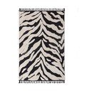 Czarno-biały dywan 133x190 cm Esra Zebra – Flair Rugs
