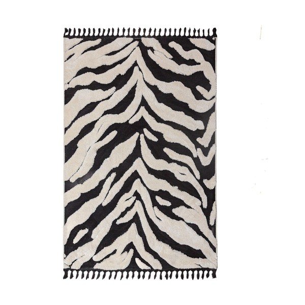 Czarno-biały dywan 160x230 cm Esra Zebra – Flair Rugs