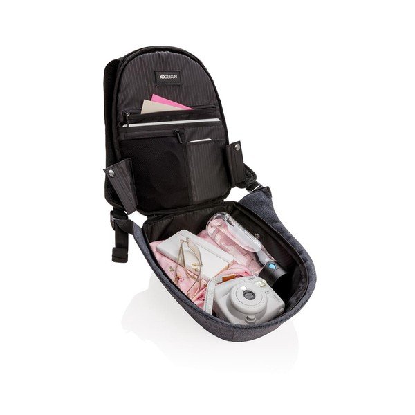 Niebiesko-szary damski plecak antykradzieżowy XD Design Elle Protective, 8 l-image-1