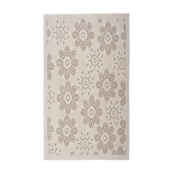 Kremowy dywan bawełniany Floorist Randa, 80x150 cm