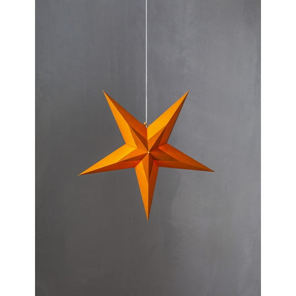 Pomarańczowa dekoracja świąteczna Star Trading Diva, ø 60 cm
