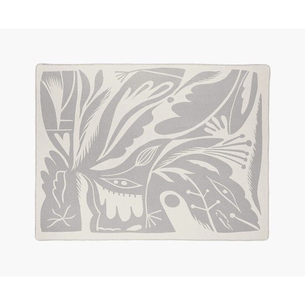 Jasnoszary koc 165x200 cm Lino – noo.ma-image-4