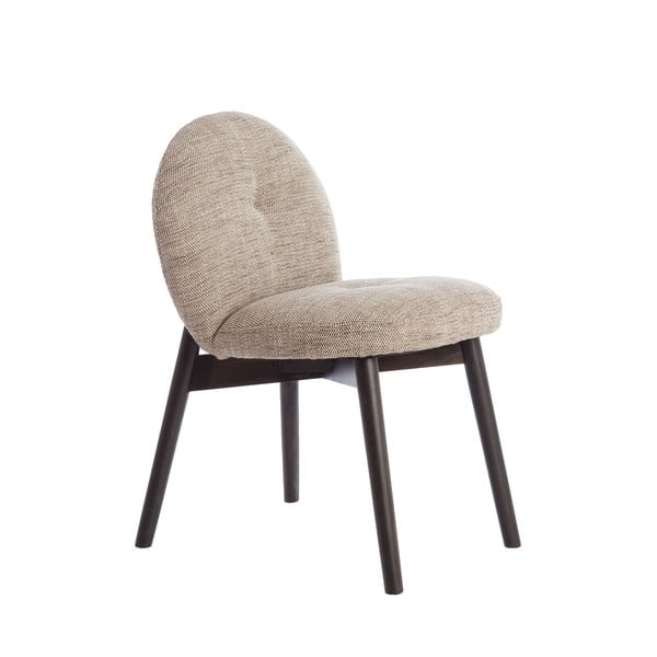 Beżowe tapicerowane fotele jadalniane zestaw 2 szt. Sinosa – Light & Living