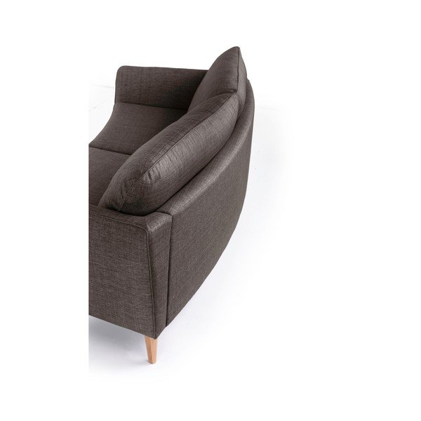 Brązowa sofa Scandic Paris, 245 cm-image-3